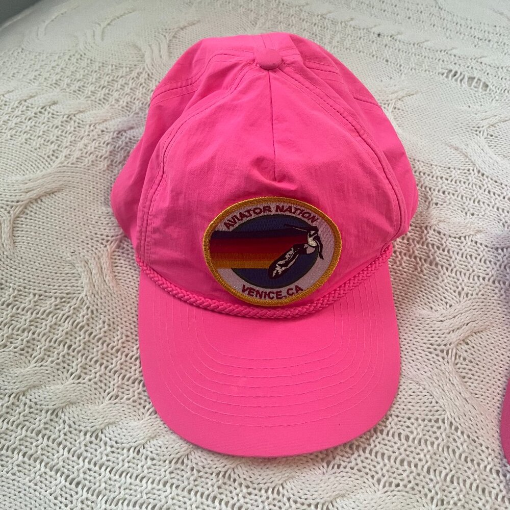 Aviator Nation Hat Venice NEON PINK!